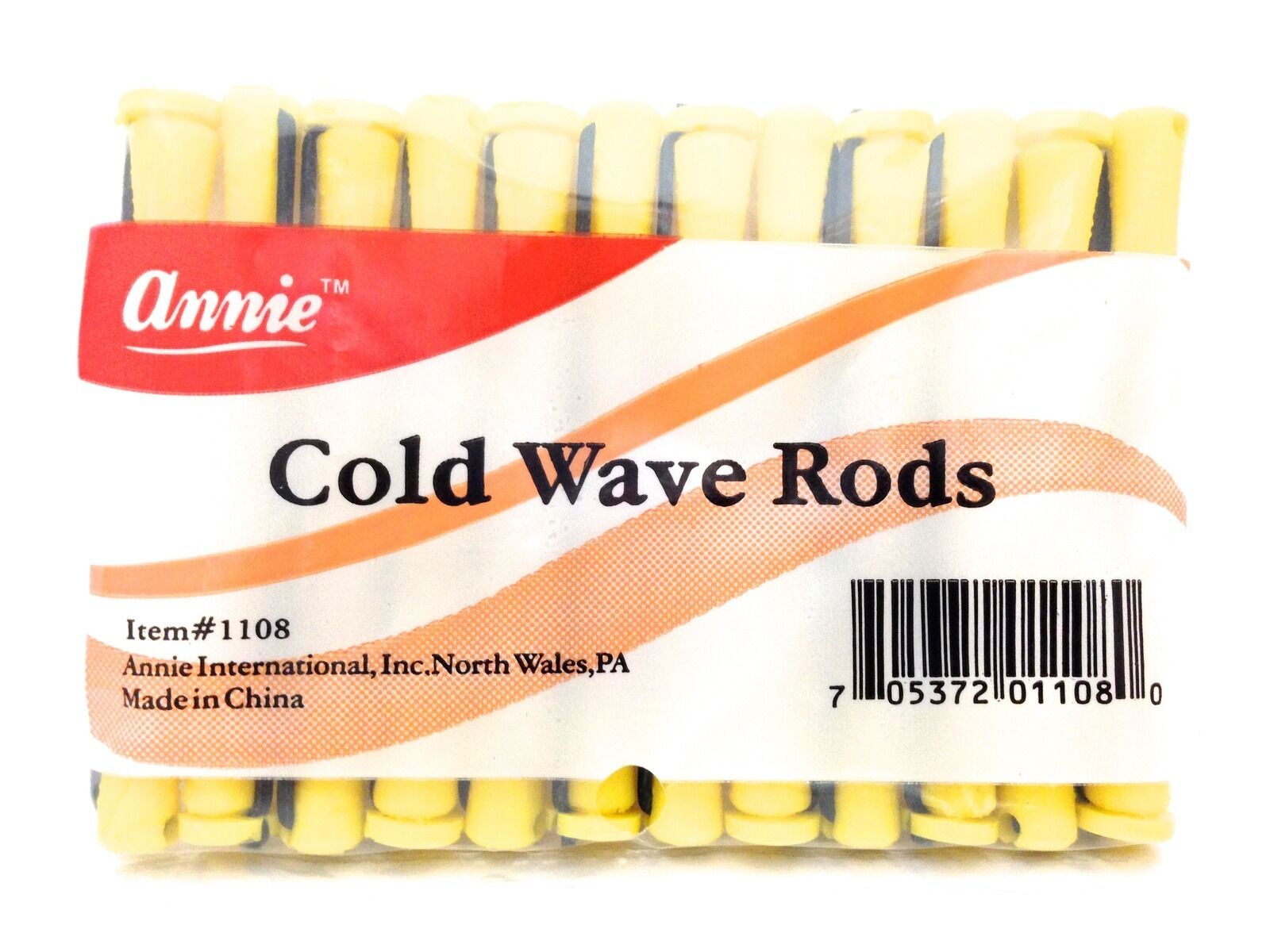 ANNIE COLD WAVE RODS 12 COUNT YELLOW COLD WAVE RODS MINI 3.25&quot; long #1108 - $0.99