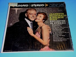 Jeanette MacDonald Nelson Eddy Favorites In Stereo Vinyl Record Album SHRINKWRAP - £39.10 GBP