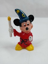 Vtg. 1980s Disney Fantasia Movie Sorcerer&#39;s Apprentice Mickey Mouse 2.5&quot; Figure - £3.02 GBP