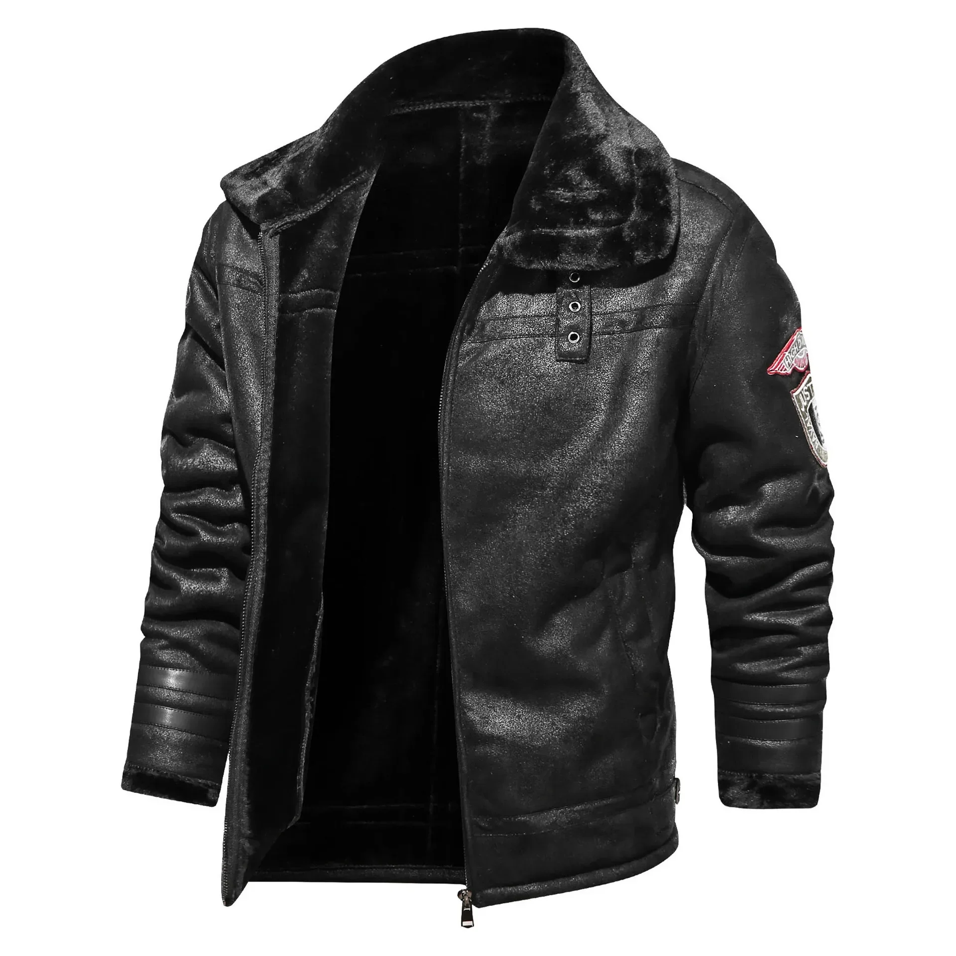 Slim High Quality Leather Jackets Business Genuine Leather Jacket Men - $177.80 CAD