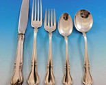 Georgian Manor by Lunt Sterling Silver Flatware Service for 12 Set 60 pi... - $2,866.05