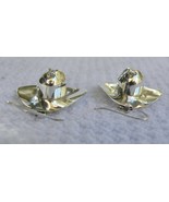 Vintage USA JH Sterling 10-Gallon Cowboy Hat Earrings--Native American d... - $45.00