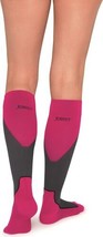 OBST Sport Knee High 15-20 mmHg Compression Socks, Pink/Grey, Medium  - £31.74 GBP