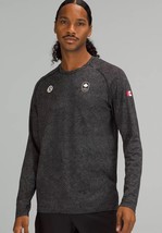 LULULEMON TEAMCANADA METAL VENT TECH LS SHIRT~ RIPPLE BLACK/ GREY~XL XXL... - £93.37 GBP