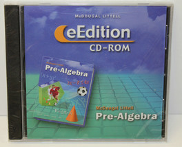 Mc Dougal Littell PRE-ALGEBRA Grade 6-9 E Edition CD-ROM - Brand New - £10.25 GBP