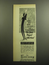 1959 The Tuscany Hotel Advertisement - More and more people are discovering - $18.49