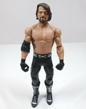 2011 Mattel WWE Basic Series 73 A.J. Styles Black &amp; Silver Gear  6.75&quot; Figure (J - £12.87 GBP