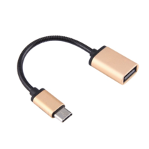 Type C Male To USB Female OTG Data Sync Metal USB C 3.1 Converter Adapter Cable - £8.69 GBP