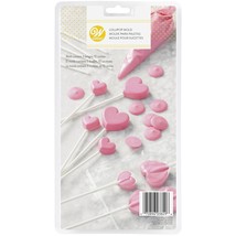 Wilton Mini Hearts Lollipop Mould, Clear, Plastic, 10 Holes - £10.37 GBP