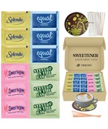 Sweetener Assortment Packets - Stevia, Aspartame, Saccharin, Sucralose b... - $22.97+
