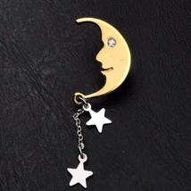 Moon Stars Pin Vintage By Avon - $12.95