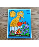 Rare Vintage 1979 Sesame Street Muppets Big Bird Wood Puzzle Playskool - $27.74 CAD
