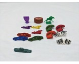 Lot Of (15) Racing Horse And Car Race Board Game Pieces And Bits - $24.74