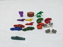 Lot Of (15) Racing Horse And Car Race Board Game Pieces And Bits - £19.41 GBP