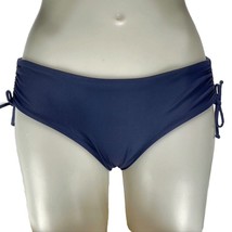 GapBody Swimwear Bikini Bottoms Classic Hipster Ruched Side Blue Women&#39;s... - £11.25 GBP