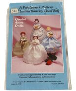 Quaint Anne Dolls Sewing Pattern Instructions By Yours Truly Approx. 8&quot; ... - $10.70 CAD