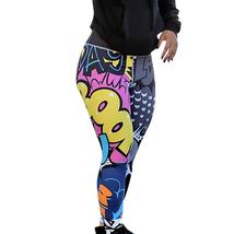 Women&#39;s Print Workout Leggings Fitness Sports Gym Running Yoga Athletic ... - £21.92 GBP