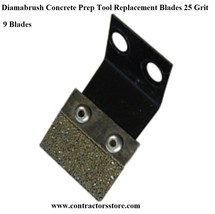 Concrete Metal 9 Blade Replacement Kits 25 Grit Diamabrush  - £185.36 GBP