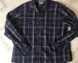 Wrangler Flex for Comfort Men’s Blue Plaid Long Sleeve shirt Sz 3XL West... - $32.07