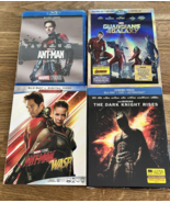 4 Blue Ray DVDs Batman, Spiderman, Ant Man &amp; Wasp.,  Guardians of The Ga... - $418.80 MXN