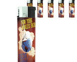 World&#39;s Fair New York D2 Lighters Set of 5 Electronic Refillable Butane  - £12.39 GBP