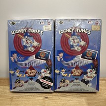 Lot Of 2 1990 UPPER DECK LOONEY TUNES COMIC BALL SERIES 1 FACTORY SEALED... - £58.84 GBP