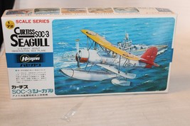 1/72 Scale Hasegawa, Curtiss SOC-3 Seagull Airplane Model Kit #B15 BN Open Box - $90.00