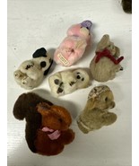 Lot Of 6 70’s 80’s  Plush Pencil Huggers Clip On Grabbers Animals Snoopy... - $895.23 MXN