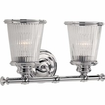 Progress Lighting Radiance 2-Light, Bath Light, Polished Chrome - £74.68 GBP