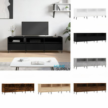 Modern Wooden Large Wide TV Tele Stand Cabinet With 6 Storage Compartments Wood - $117.68+