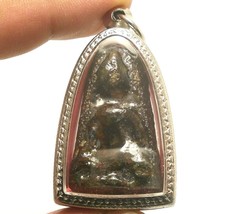 Powerful Lord Buddha Nadoon Lucky Rich Money Success Thai Antique Amulet Pendant - £979.06 GBP