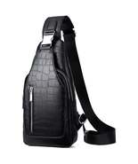 FR Fashion Co. 11&quot; Men&#39;s Premium Leather Crossbody Sling Bag - £57.54 GBP+