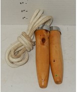 Jump Rope with Tan wooden handles Exercise Fitness #2 - $13.45 CAD