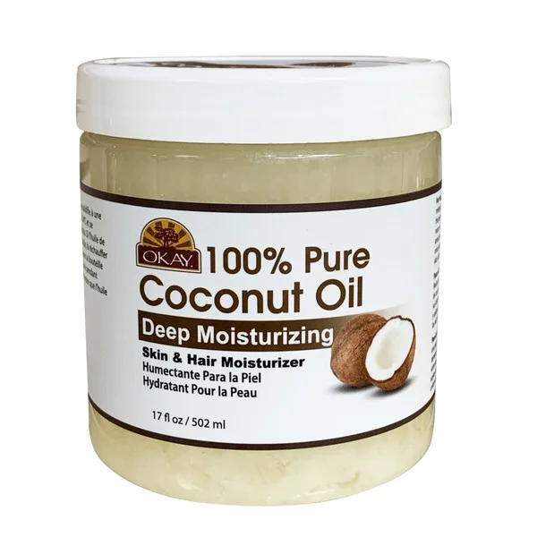 OKAY Pure Naturals 100% Coconut Oil for Hair &amp; Skin - 17oz for All-Natur... - $47.52 CAD