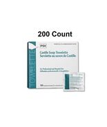 Lot of 200 - PDI Castile Soap Towelette 7.7" x 5" Individually Packet - $21.35