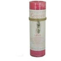 Goddess Pillar Candle &amp; Pendant/Necklace - Love - £15.81 GBP