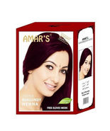 Amar&#39;s burgundy Hair Color With Henna 6 Pouches 10 grams Each,Original B... - £28.02 GBP
