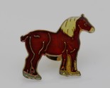 Red Blonde Horse Pin Tie Tack - Gold Tone - $7.91