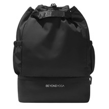 Beyond Yoga Convertible Gym Bag Black 18.9&quot; x 16&quot; New - $39.99