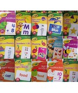 CRAYOLA LEARNING FLASH CARDS Age 3+, 36 Cards/Pk, Select: Learning Pack - £2.35 GBP