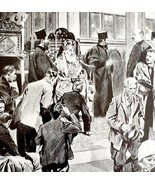 The Death Of Head Of Greek Church 1913 Plate Print 2 Page History DWAA15 - $39.99