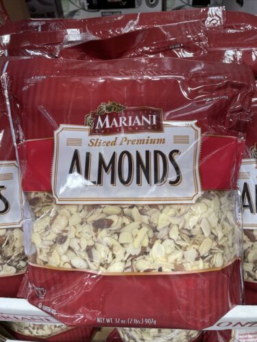 Mariani Nut Company Sliced Premium Almonds Slivers 32 oz Bag / 8 Cups / ... - $17.15