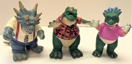 Disney Dinosaurs Charlene Earl Sinclair B.P. Richfield Set of 3 Figures - £18.98 GBP
