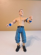 2003 John Cena Blue Shorts Action Figure WWE WCW ECW Jakks Cenation Wrestling - £7.29 GBP