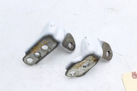 15-26 FORD MUSTANG LEFT DRIVER DOOR UPPER & LOWER HINGE SET PAIR WHITE YZ E6063 image 10