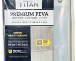 Titan Premium Peva Shower Curtain Liner Never Leak Super Heavy Clear 72x... - £24.51 GBP