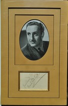 Bazil Rathbone Signed Matted Photo Display - The Adventures Of Sherlock Holmes - £550.75 GBP