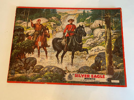 Vintage 1950's Jigsaw Puzzle "The Silver Eagle Mountie" by Milton Bradley - £11.86 GBP
