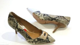 $230 Coach Zia Sneak Print Pump Heel Shoes Women&#39;s 6 NEW IN BOX - £59.50 GBP