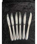 Bright Star Stainless Steel Modern Hollow Knife Set 6 Piece Pre Owned - $17.81